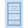 A Genealogy of the Ricker Family, Volume 1
