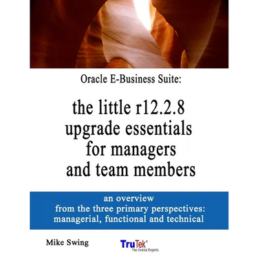 Oracle E-Business Suite: the little r12.2.8 upgrade essentials for managers and team members