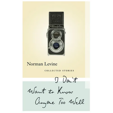 I Don't Want to Know Anyone Too Well: Collected Stories