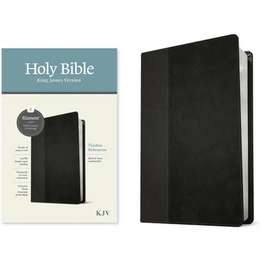 KJV Thinline Reference Bible, Filament Enabled (Leatherlike, Black/Onyx, Red Letter)