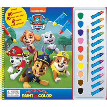 Paw Patrol Deluxe Poster Paint & Color