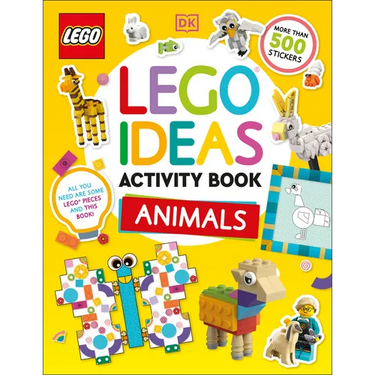 Lego Ideas Activity Book Animals: Packed with Lego Building and Sticker Activities and Fun Facts. with 500+ Stickers!