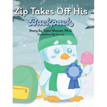 Zip Takes Off His Backpack