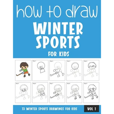 How to Draw Winter Sports for Kids - Vol 1