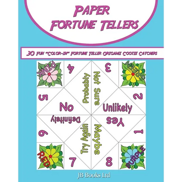 Paper Fortune Tellers!: 30 Fun "Color-in" Fortune Teller Origami Cootie Catchers!