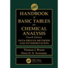 CRC Handbook of Basic Tables for Chemical Analysis: Data-Driven Methods and Interpretation