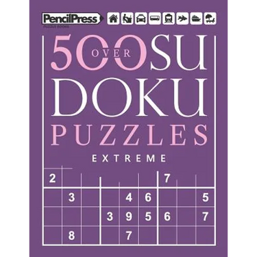 Over 500 Sudoku Puzzles Extreme: Sudoku Puzzle Book Extreme (with answers)