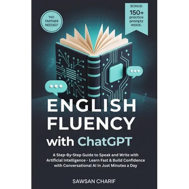 English Fluency with ChatGPT: A Step-By-Step Guide to Speak and Write with Artificial Intelligence - Learn Fast & Build Confidence with Conversational