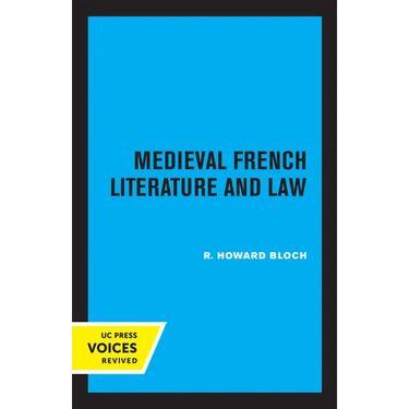 Medieval French Literature and Law