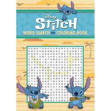 Disney Stitch Word Search and Coloring Book