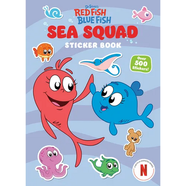 Sea Squad Sticker Book (Dr. Seuss's Red Fish Blue Fish): A Sticker and Activity Book for Kids