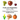 English-Korean Fruits and Vegetables Children's Bilingual Picture Dictionary