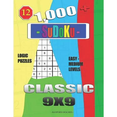 1,000 + Sudoku Classic 9x9: Logic puzzles easy - medium levels
