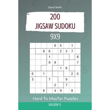 Jigsaw Sudoku - 200 Hard to Master Puzzles 9x9 vol.11