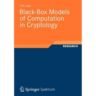 Black-Box Models of Computation in Cryptology