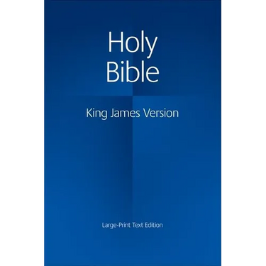 Large Print Text Bible-KJV