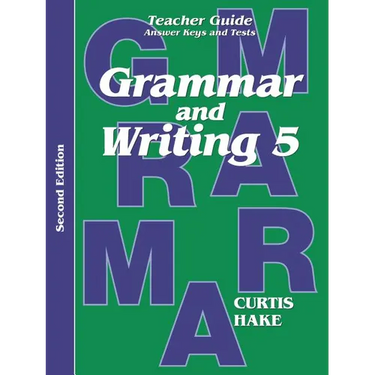 Grammar & Writing Teacher Edition Grade 5 2nd Edition 2014