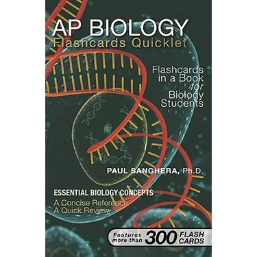 AP Biology Flashcard Quicklet: Flashcards in a Book for Biology Students
