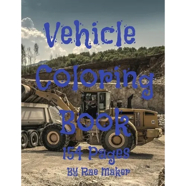 Vehicle Coloring Book