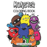 Monster Coloring Book: 30 Cute Unique Coloring Pages, Coloring Book For Kids Ages 4-8