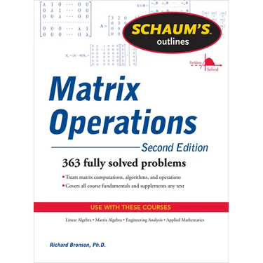 Schaum's Outline of Matrix Operations
