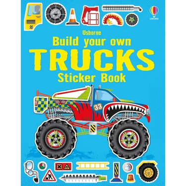 Build Your Own Trucks Sticker Book