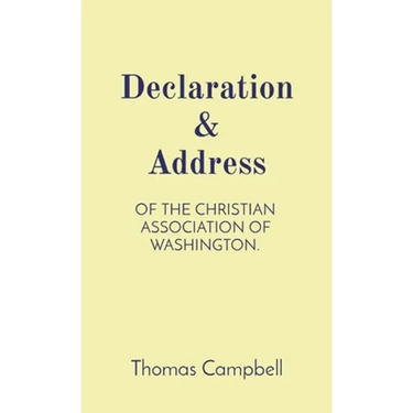 Declaration & Address: Of the Christian Association of Washington.
