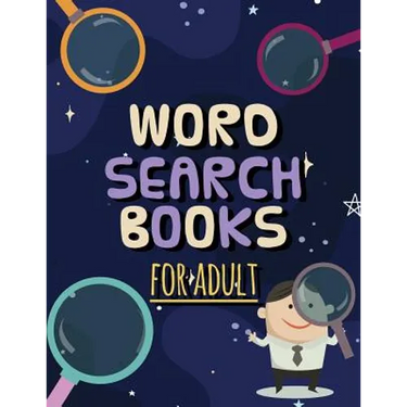 Word Search Books for Adult: Funny Word Search Puzzle Games, 8.5"x11" sized