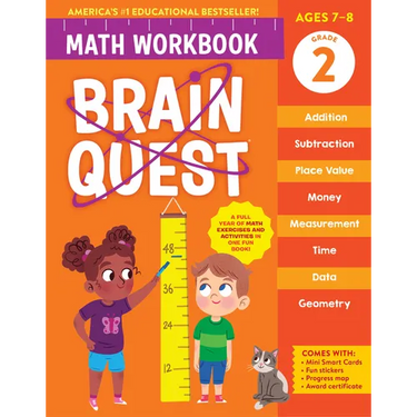 Brain Quest Math Workbook: 2nd Grade