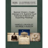 Spencer (Vivian) V. Kugler (George) U.S. Supreme Court Transcript of Record with Supporting Pleadings