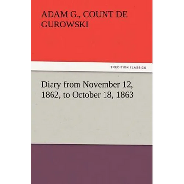 Diary from November 12, 1862, to October 18, 1863