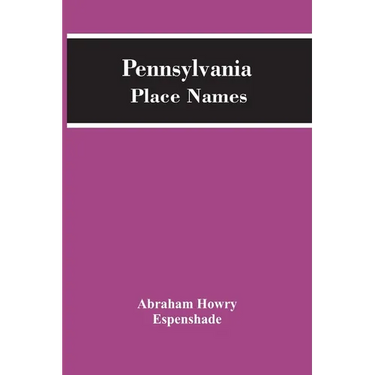 Pennsylvania Place Names
