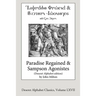 Paradise Regained and Samson Agonistes (Deseret Alphabet Edition)