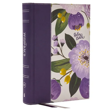 Kjv, the Woman's Study Bible, Purple Floral Cloth Over Board, Red Letter, Full-Color Edition, Comfort Print (Thumb Indexed): Receiving God's Truth for