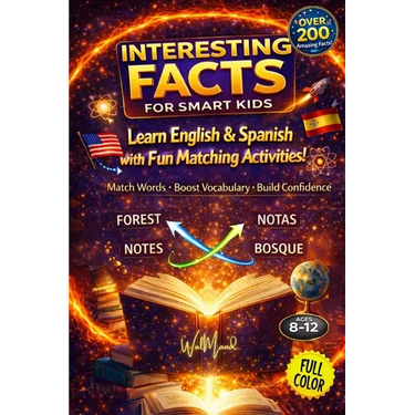 Interesting Facts for Smart Kids: A Bilingual Adventure in English and Spanish with Fun Interactive Activities and Full-Color Illustrations to Spark C