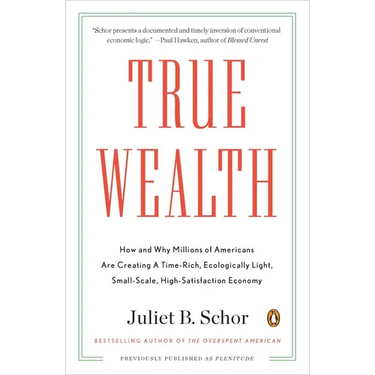 True Wealth: How and Why Millions of Americans Are Creating a Time-Rich, Ecologically Light, Small-Scale, High-Satisfaction Economy