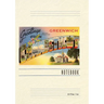 Vintage Lined Notebook Greetings from Greenwich