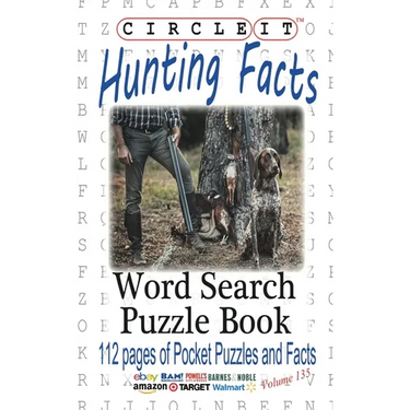 Circle It, Hunting Facts, Word Search, Puzzle Book
