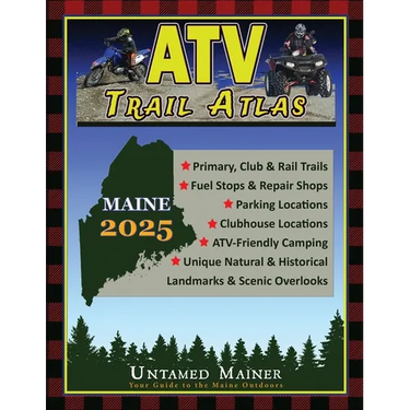 2025 Maine ATV Trail Map Atlas