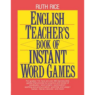 English Teacher's Book of Instant Word Games