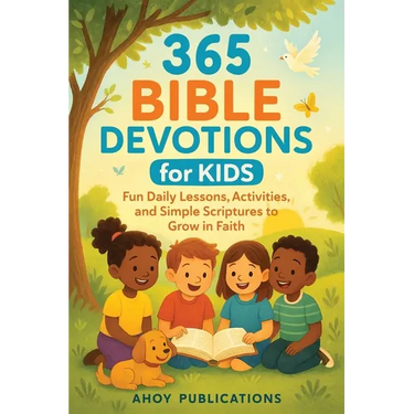365 Bible Devotions for Kids: Fun Daily Lessons, Activities, and Simple Scriptures to Grow in Faith