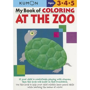Kumon My Book of Coloring at the Zoo