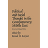 Political and Social Thought in the Contemporary Middle East