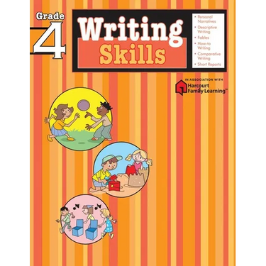Writing Skills: Grade 4 (Flash Kids Harcourt Family Learning)