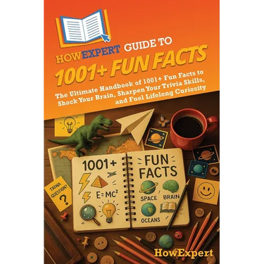 HowExpert Guide to 1001+ Fun Facts: The Ultimate Handbook of 1001+ Fun Facts to Shock Your Brain, Sharpen Your Trivia Skills, and Fuel Lifelong Curios