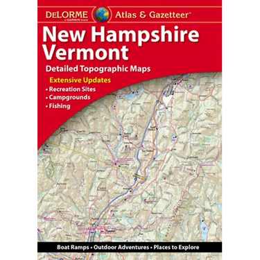 Delorme Atlas & Gazetteer New Hampshire/Vermont