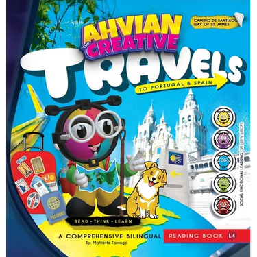 Ahvian The Creative "Travels" Spain - Bilingual Reading Book: (Read, Think, Learn) - Social Emotional Learning (SEL) Resources
