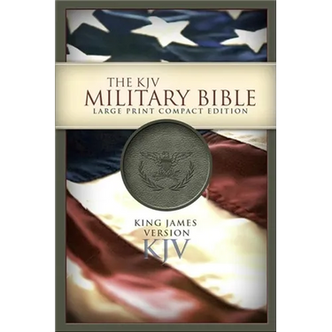Military Bible-KJV-Large Print Compact