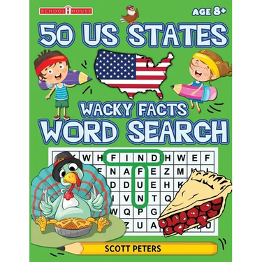 Wacky Facts Word Search: 50 US States