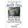 Circle It, Gorilla Facts, Word Search, Puzzle Book
